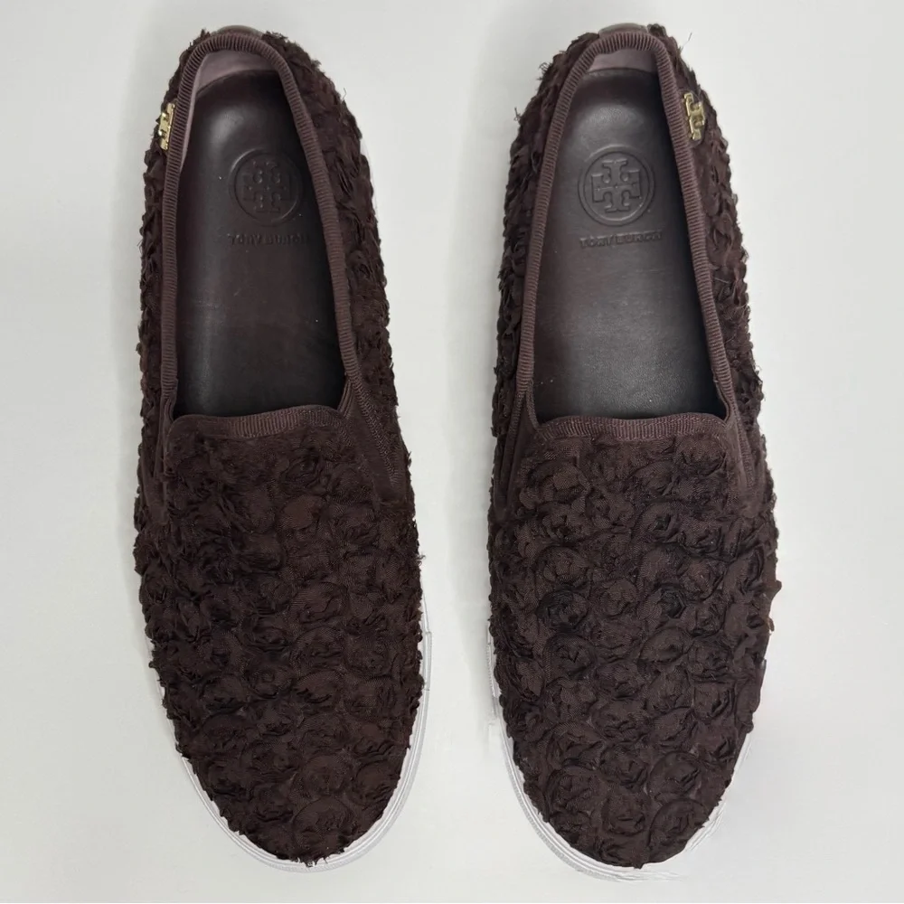 Tory Burch Textured Slip-On Sneakers